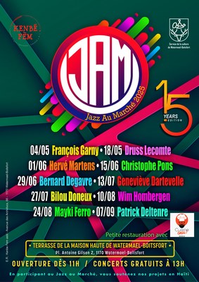 Jazz au Marché - dimanche 4 mai > dimanche 7 septembre
