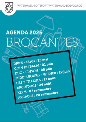 Brocantes 2025 : agenda et infos