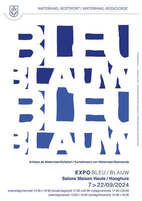 Exposition Bleu / Blauw - du 7 au 22 septembre