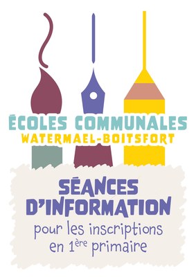 Inscriptions en 1ère primaire : séances d'information