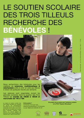 Le Soutien Scolaire des Trois Tilleuls recherche des bénévoles !