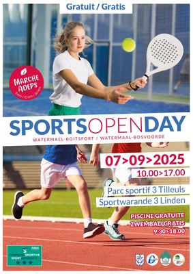Sports Open Day - Dimanche 7 septembre